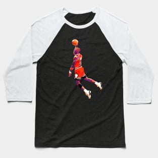Michael Jordan Slam Dunk Baseball T-Shirt